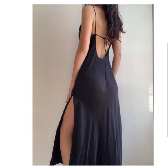 Vintage 90’s 100% Silk Slip Dress Y2K Silk Dress - Picture 2 of 16